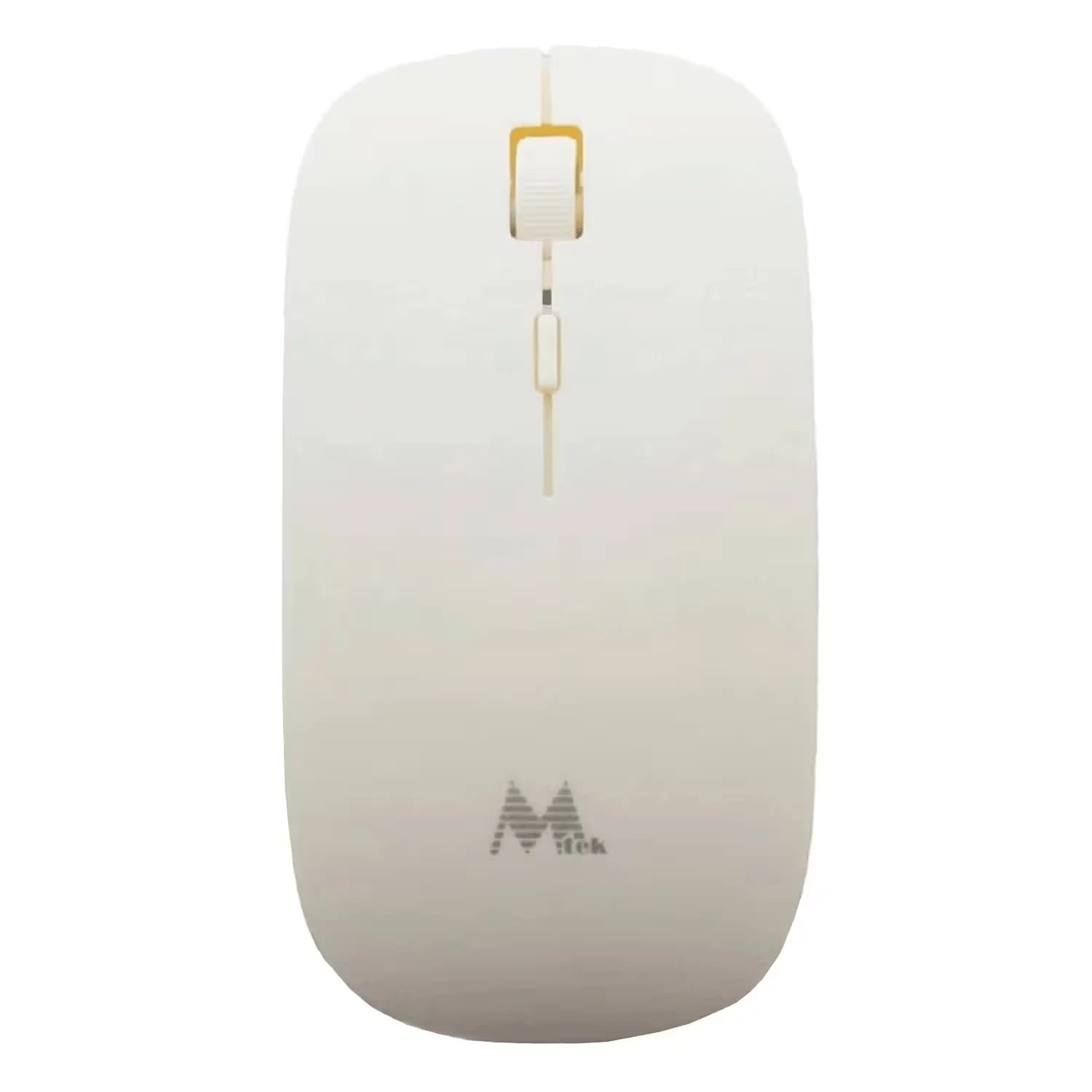 Mtek Mouse MTEK MW-4W350W Sem Fio 1600 DPI - Branco