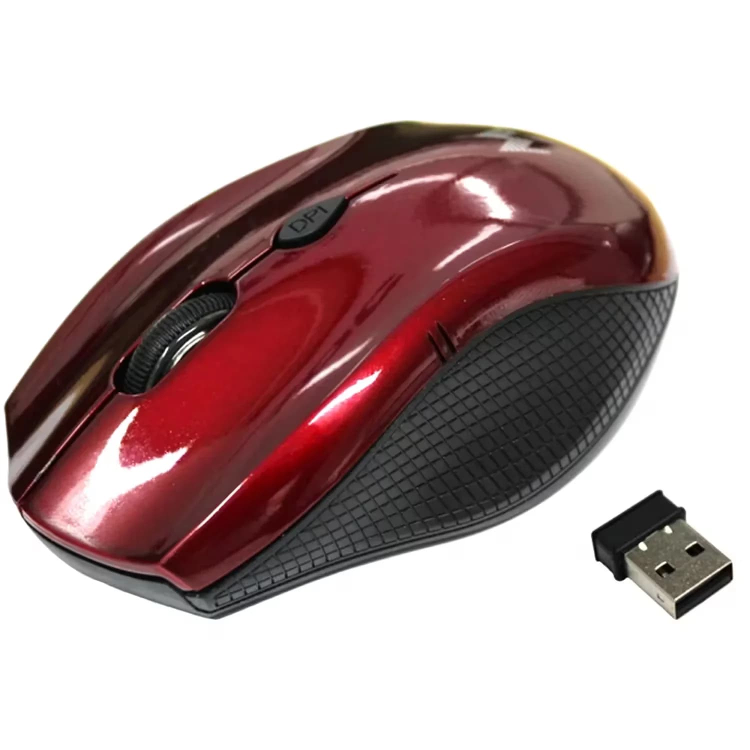 Mtek Mouse Mtek PMF433 1600 DPI Sem Fio - Vermelho