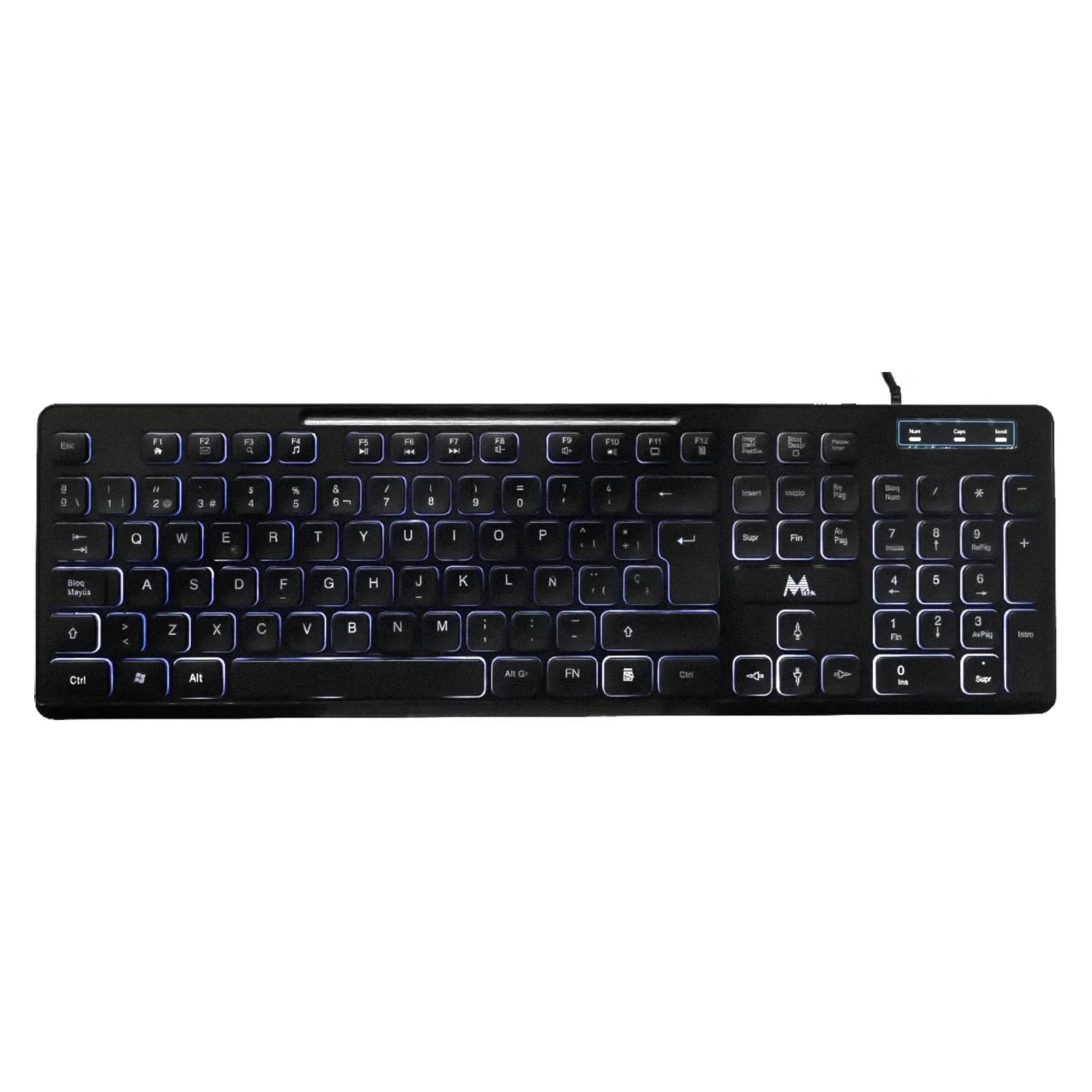 Mtek Teclado Mtek KB-7269L-PT USB Português - Preto
