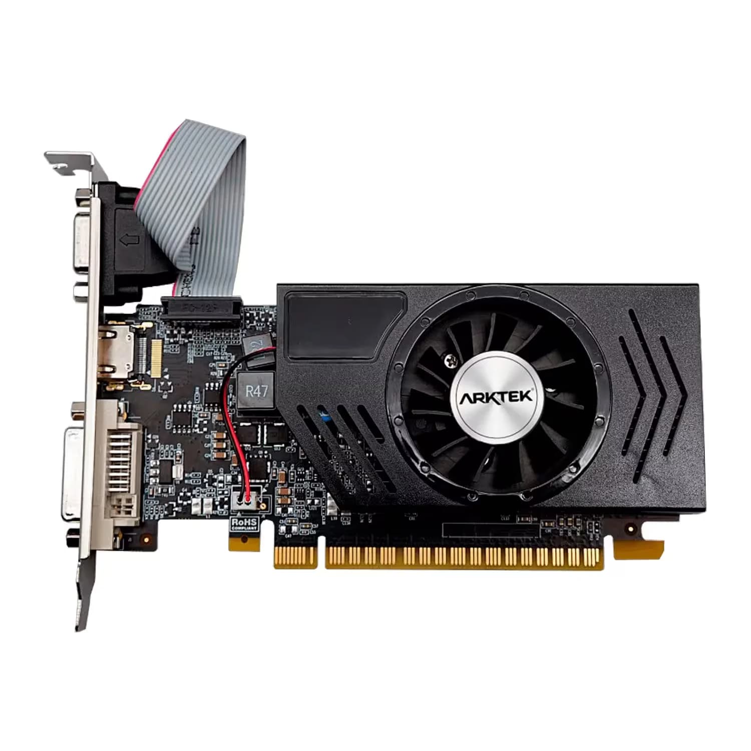 NVIDIA Placa de Vídeo Arktek NVIDIA GeForce GT-730 4GB DDR3 - AKN730D3S4GL1