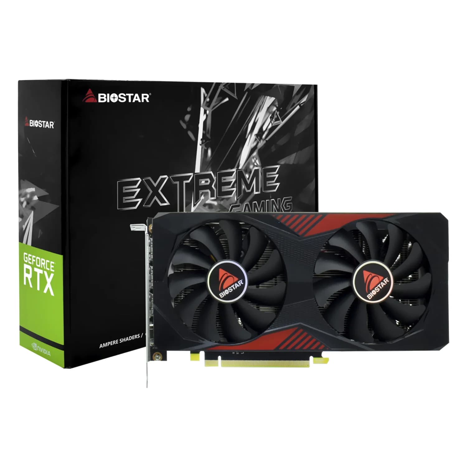 NVIDIA Placa de Vídeo Biostar Extreme Gaming NVIDIA GeForce RTX 3060 12GB GDDR6 - VN3606RML9