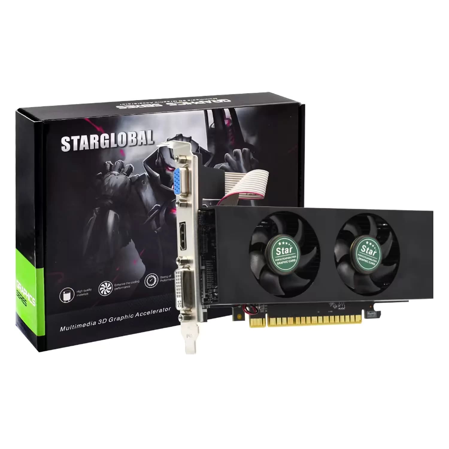 NVIDIA Placa de Vídeo Keepdata NVIDIA GeForce GTX750 4GB DDR5