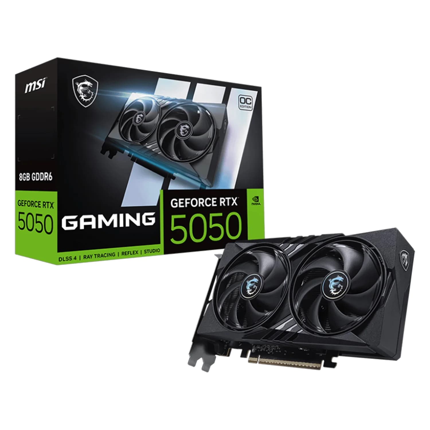 NVIDIA Placa de Vídeo MSI Gaming OC NVIDIA GeForce RTX-5050 8GB GDDR6 - G5050-8GC