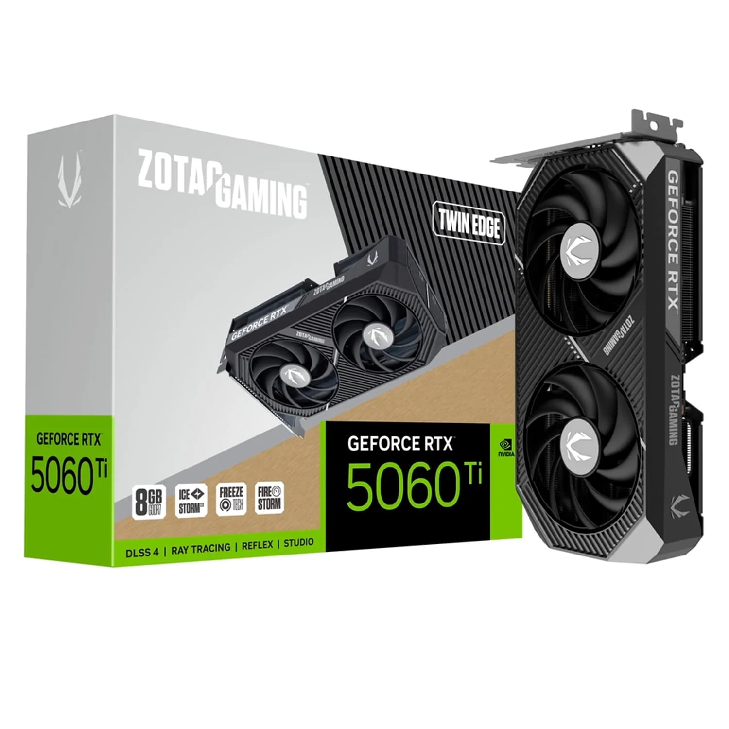 NVIDIA Placa de Vídeo Zotac Twin Edge NVIDIA GeForce RTX-5060Ti 8GB GDDR7 - EDGE ZT-B50610E-10M