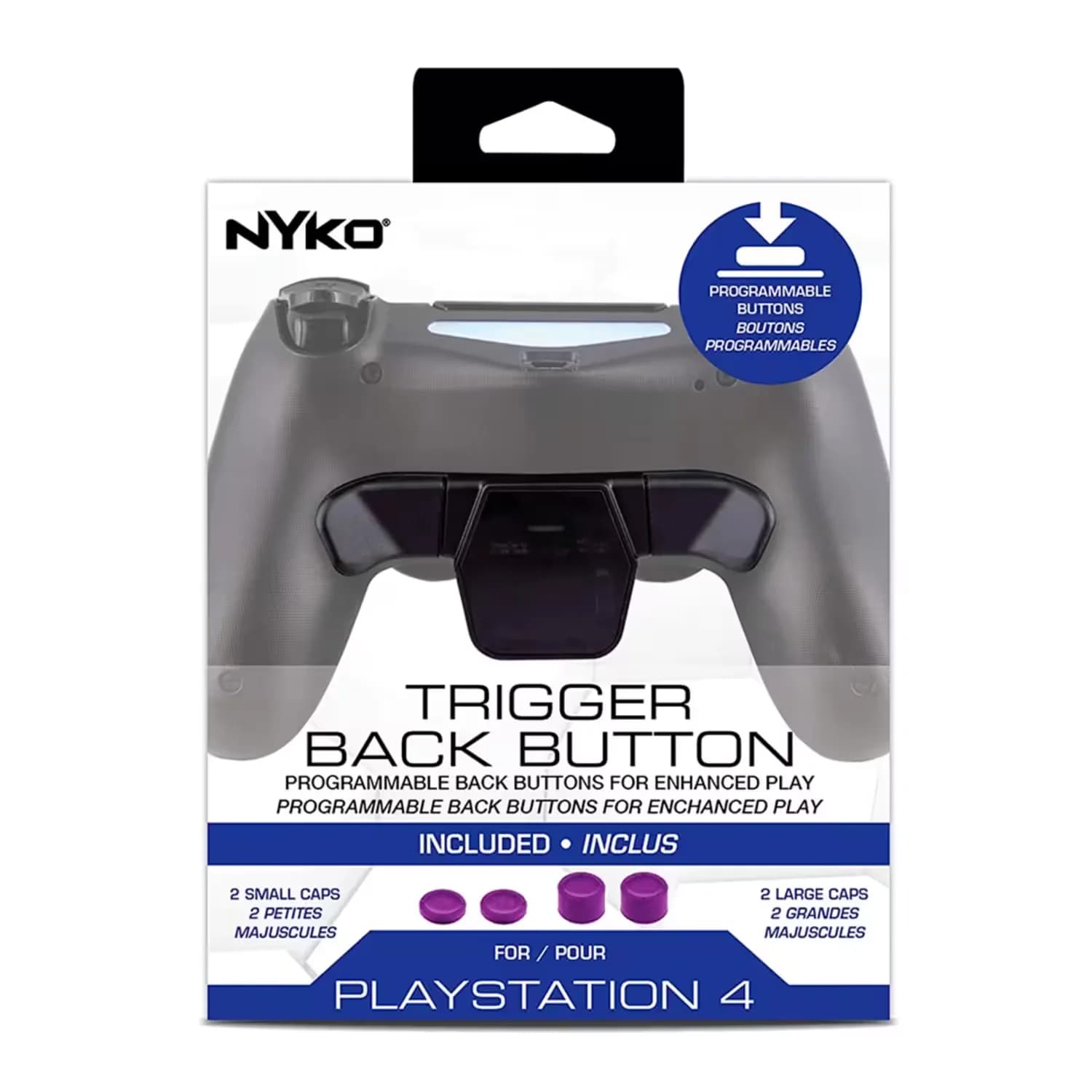 Nyko Botão Traseiro Nyko para Controle Dualshock PS4 - Preto