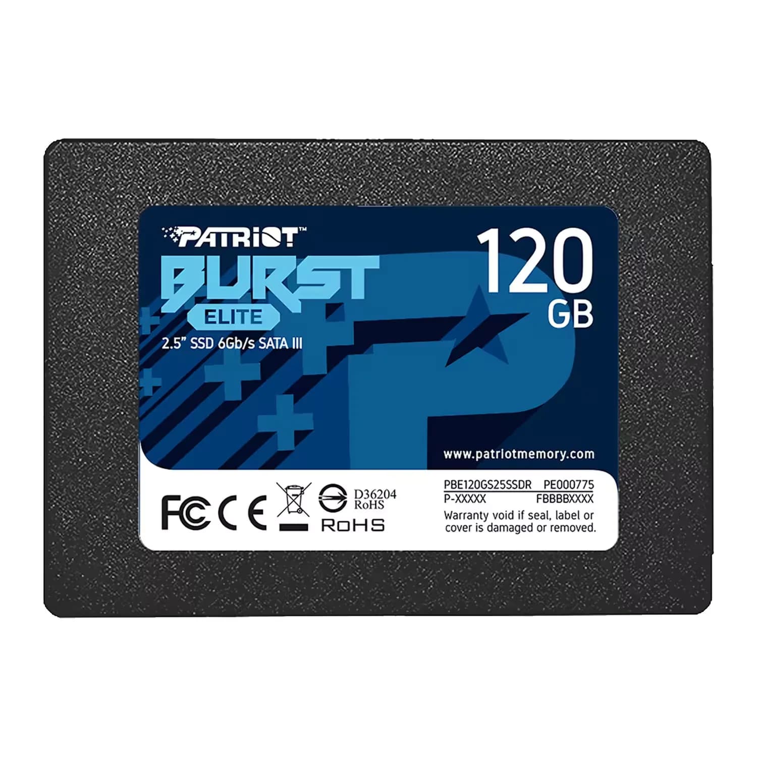 Acessório · Patriot SSD Patriot Burst Elite 120GB 2.5" SATA 3 - PBE120GS25SSDR