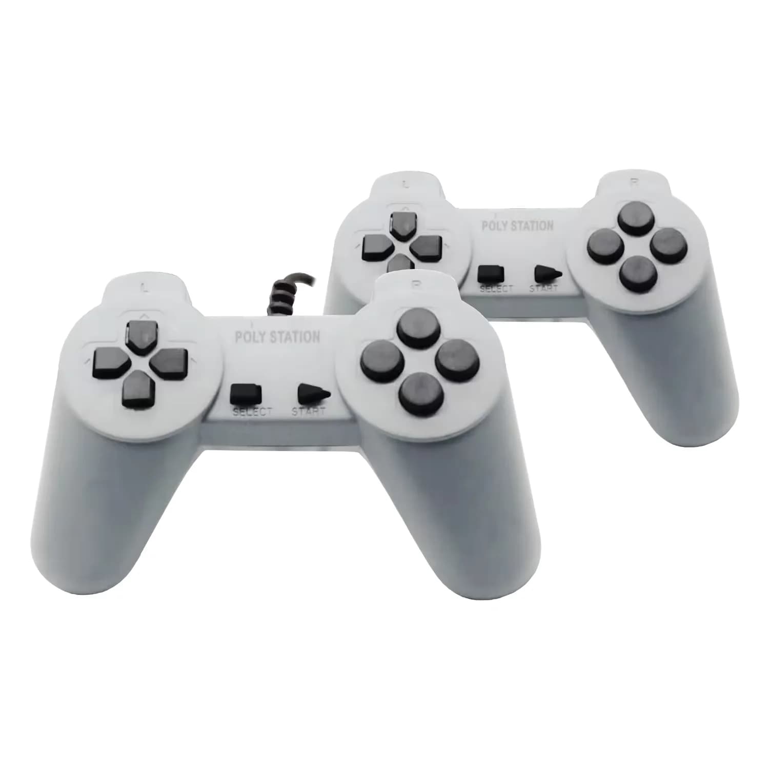 Play-Game-Pg Controle FM Polystation com Fio - Cinza (Sem Caixa)