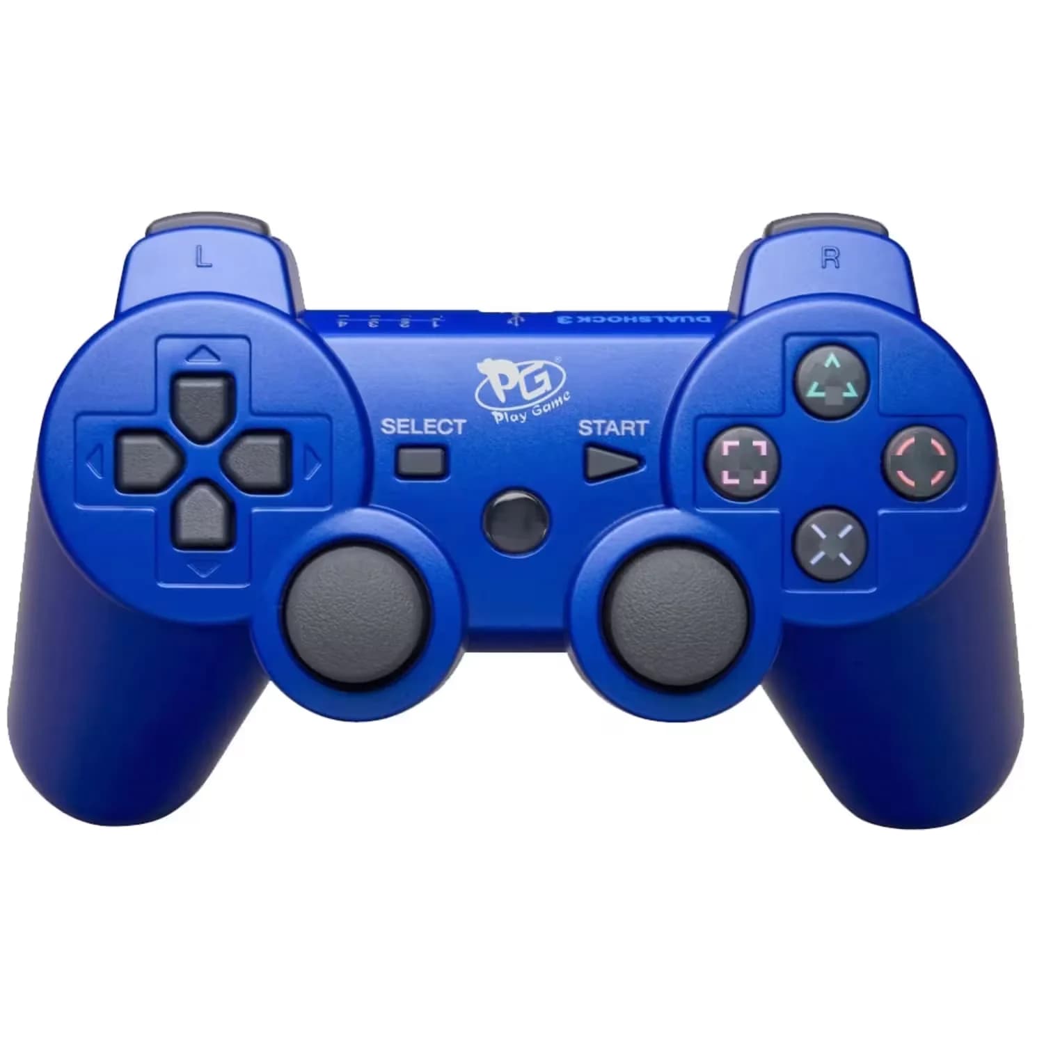 Play-Game-Pg Controle Play Game Doubleshock 3 para PS3 Wireless - Azul