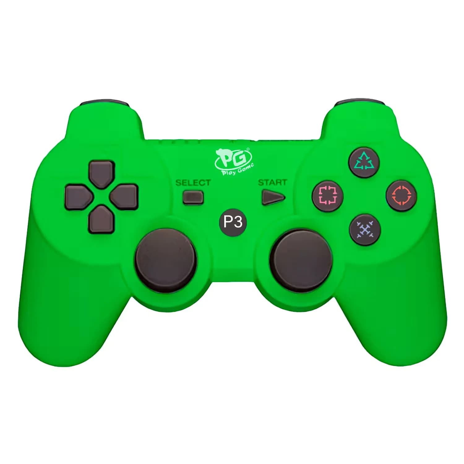 Play-Game-Pg Controle Play Game Dualshock 3 Sem Fio para PS3 - Verde