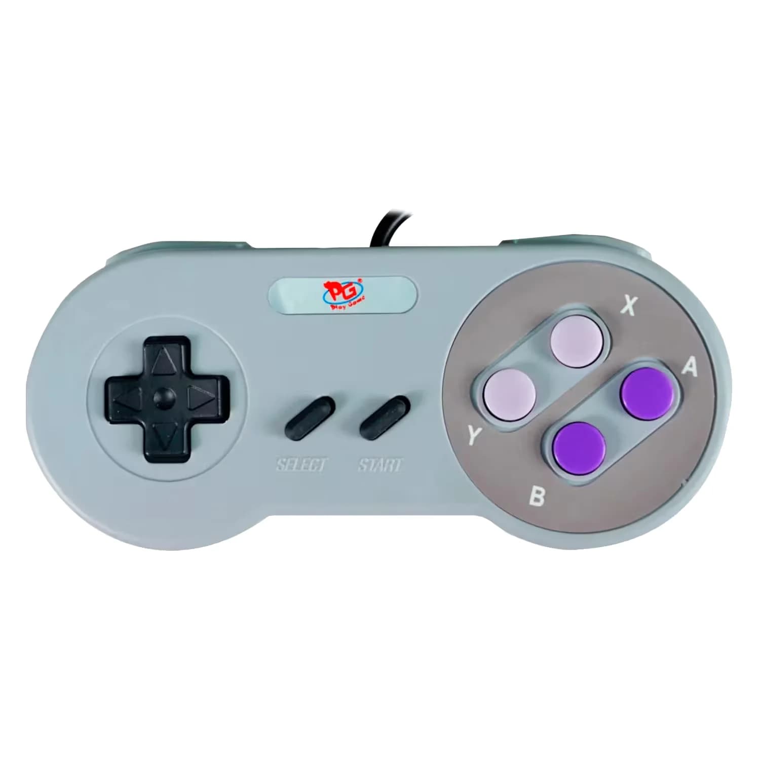 Play-Game-Pg Controle Play Game para Super Nintendo USB - Cinza