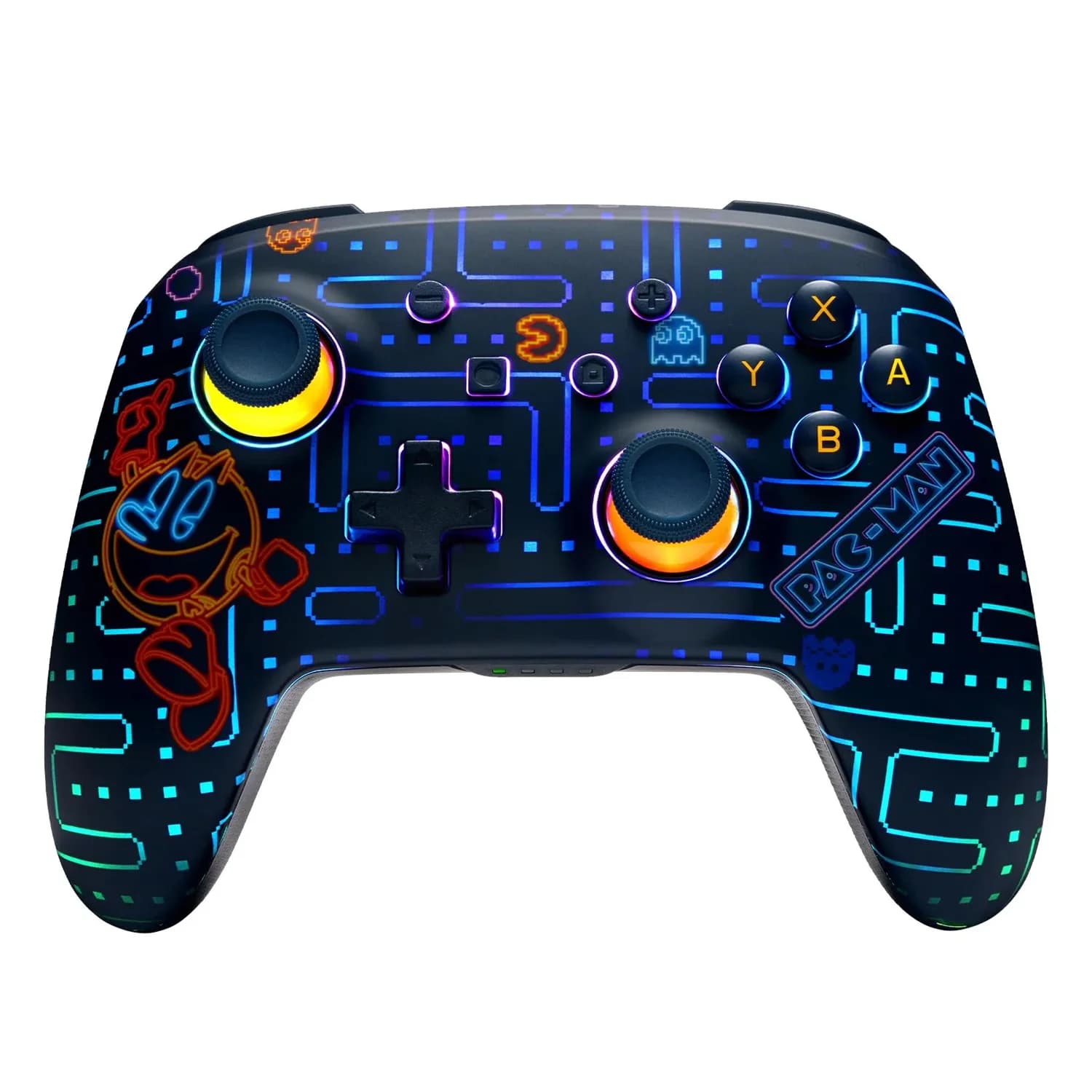 Power-A Controle PowerA Enhanced Wireless Lumectra Pac-Man Retro para Nintendo Switch - PWA-A-14151