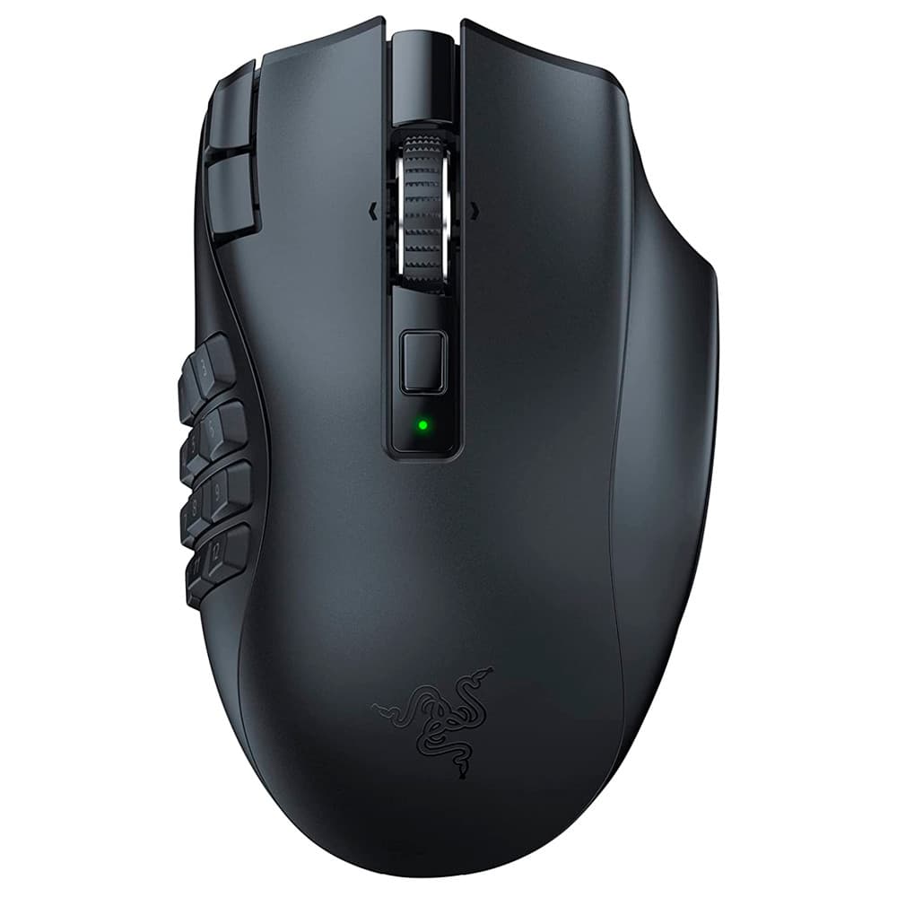 Razer Mouse Gamer Sem Fio Razer Naga V2 HyperSpeed 30.000 DPI - Preto RZ01-03600100-R3U1