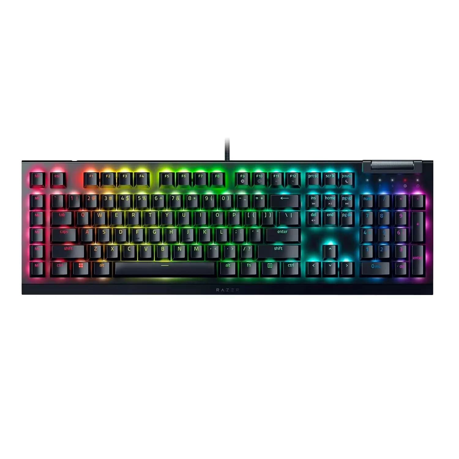 Razer Teclado Razer Blackwidow V4 X RZ03-04701900-R3U1 RGB Switch Yellow Inglês - Preto