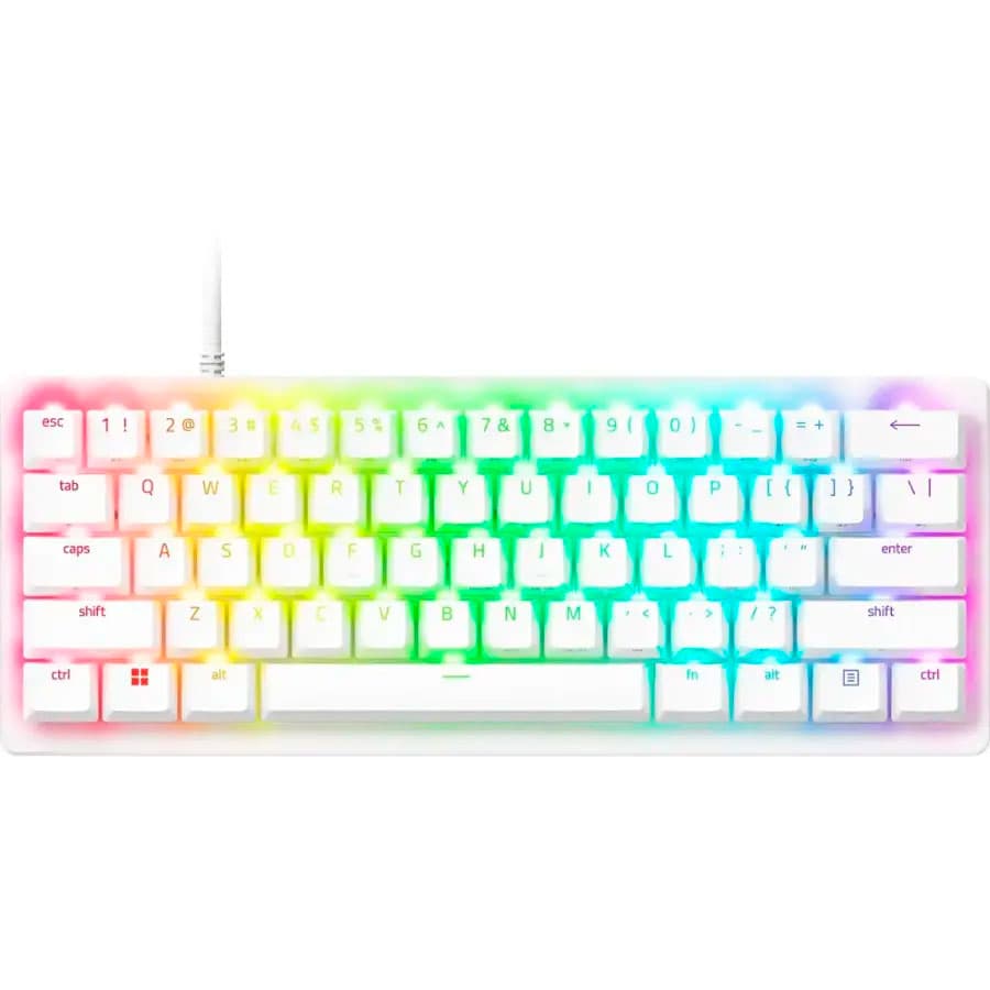 Razer Teclado Razer Huntsman V3 Pro Mini 60% RGB USB Esports Gaming US Branco - RZ03-04991800-R3U1 - Roma Shopping - Seu Destino para Compras no Paraguai