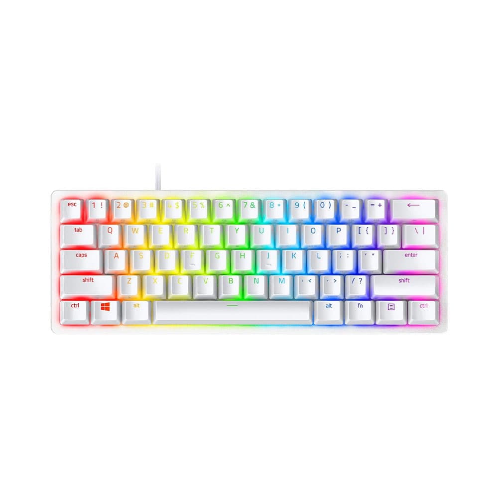 Razer Teclado Razer Rz03 03393400 Huntsman Mini Red Switch Mercury Edition