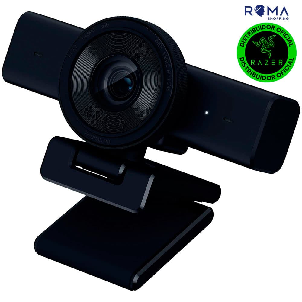 Razer Webcam Razer Kiyo V2 X 1440p 60 FPS USB NASA USB - RZ19-05380100-R3U1 - Roma Shopping - Seu Destino para Compras no Paraguai