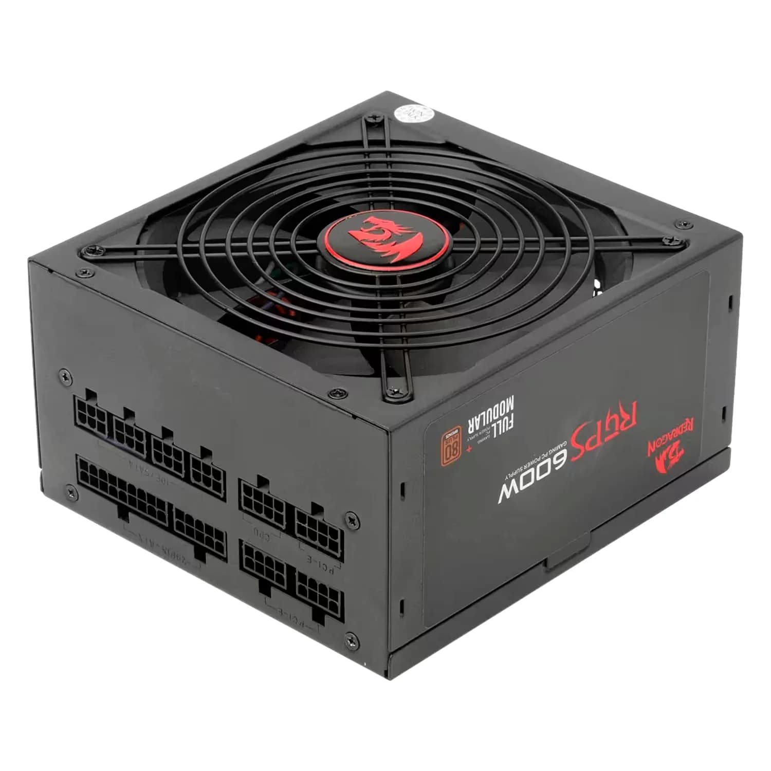 Redragon Fonte Redragon RGPS GC-PS003 ATX 600W 80 Plus Bronze PFC Ativo Full Modular - Preto