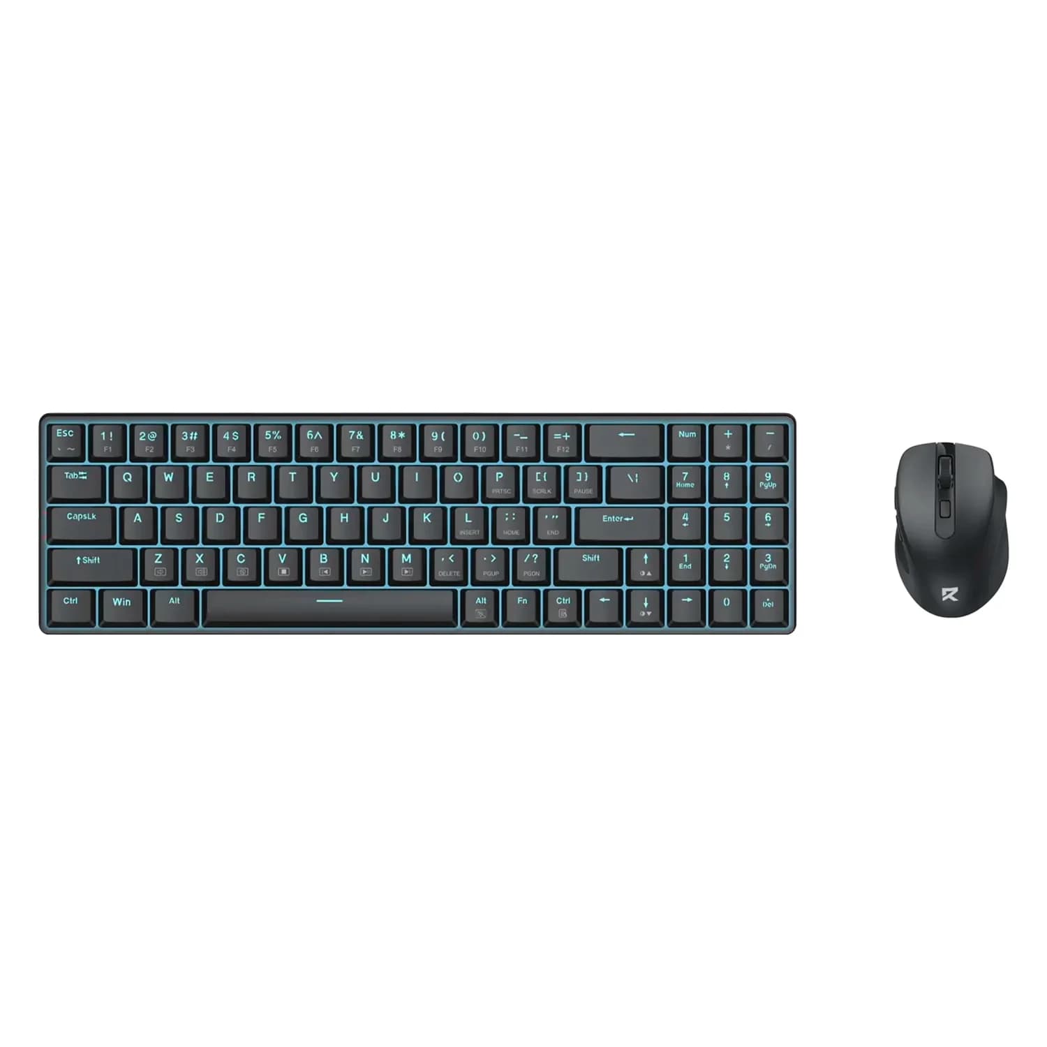 Redragon Kit Teclado e Mouse Redragon BS-8773PG Sem Fio - Preto