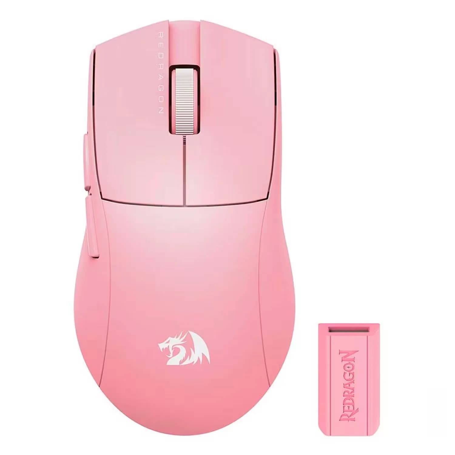 Redragon Mouse Gamer Redragon King Pro 1K M916P-PRO 26000 DPI USB-C - Rosa