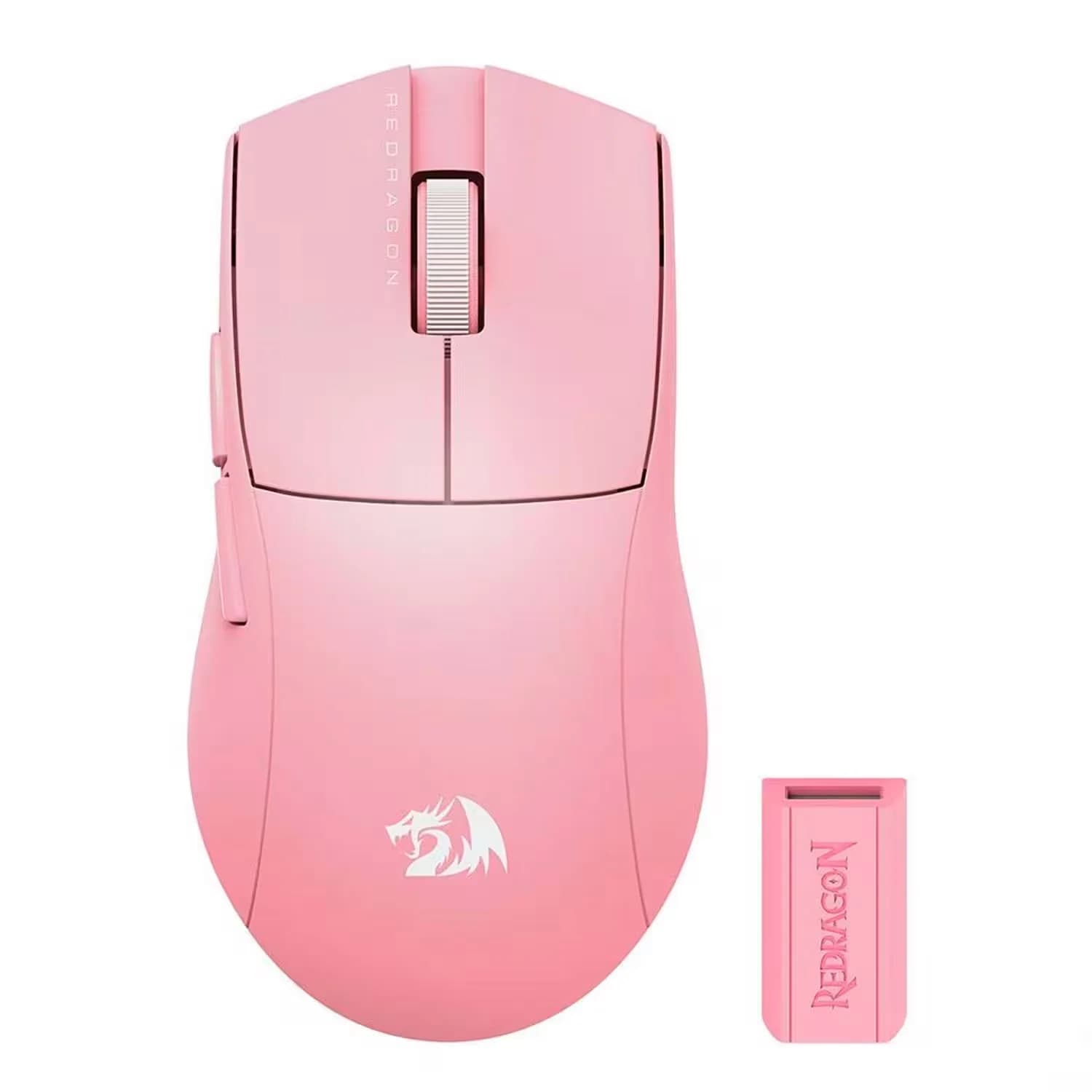 Redragon Mouse Gamer Redragon King Pro M916P-PRO 26000 DPI USB-C - Rosa