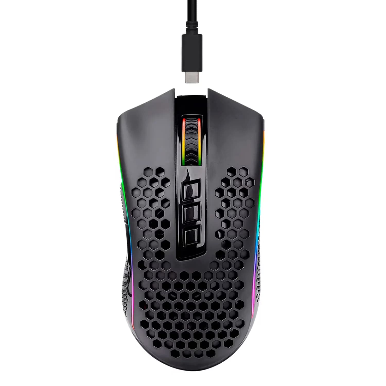 Redragon Mouse Gamer Redragon Storm Pro M808-KS 16000 DPI Com Fio - Preto