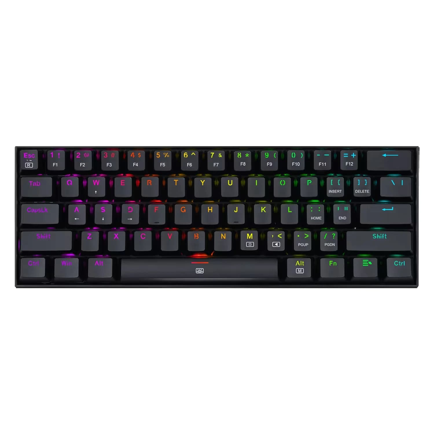 Redragon Teclado Gamer Redragon Dragonborn K630RGB Switch Blue - Preto