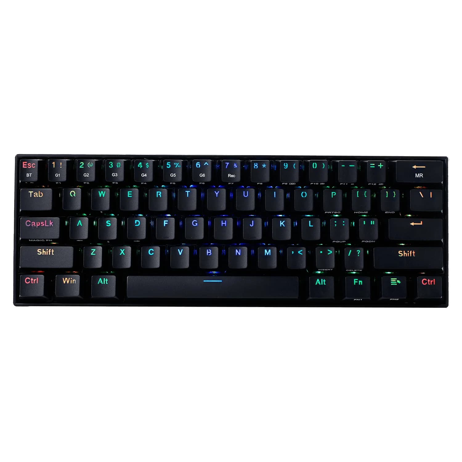 Redragon Teclado Gamer Redragon K530 RGB Pro Draconic Sem Fio Inglês - Preto
