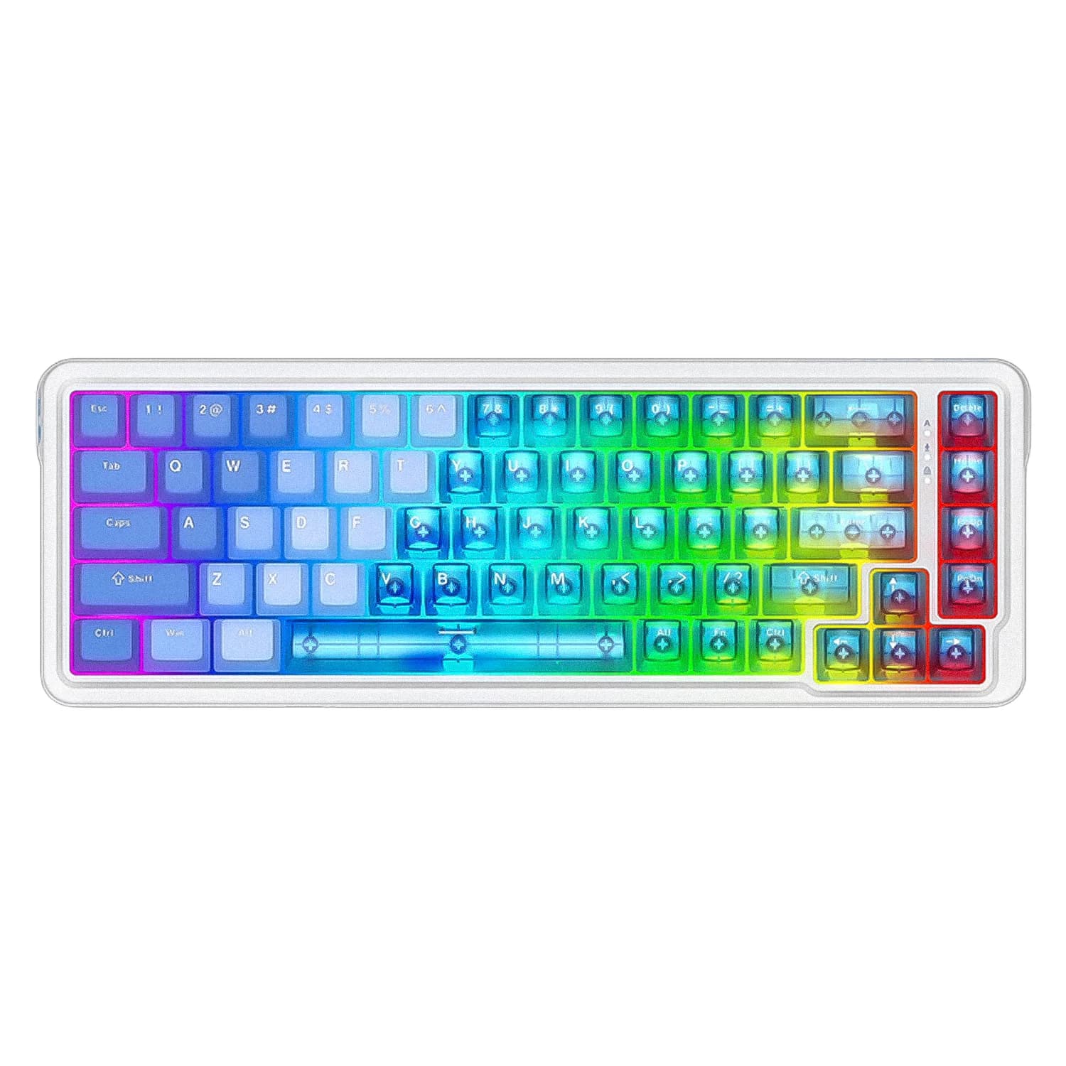 Redragon Teclado Gamer Redragon Nova K709PLB RGB Layout 65% USB-C - Branco