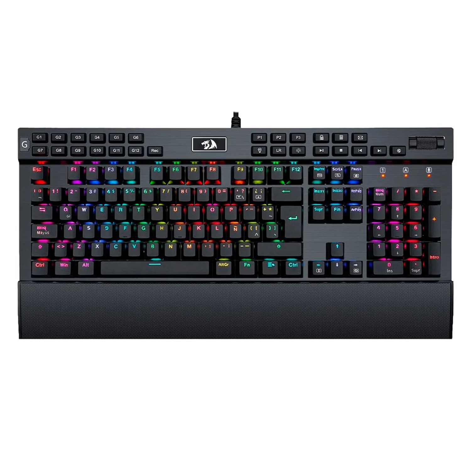 Redragon Teclado Gamer Redragon Yama K550-1 RGB USB - Preto