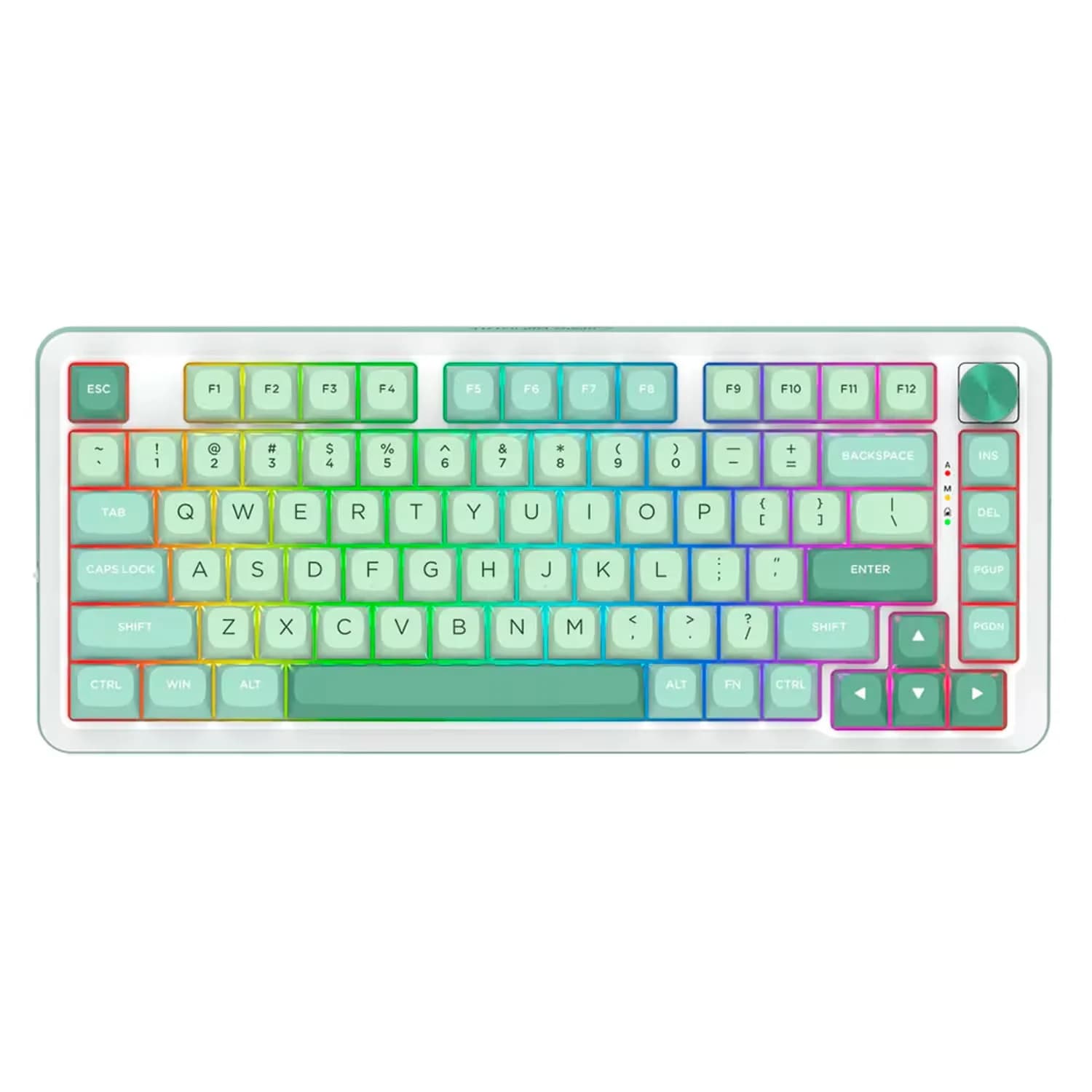 Redragon Teclado Redragon Cyrus Pro K681MG RGB Layout 75% Sem Fio - Branco