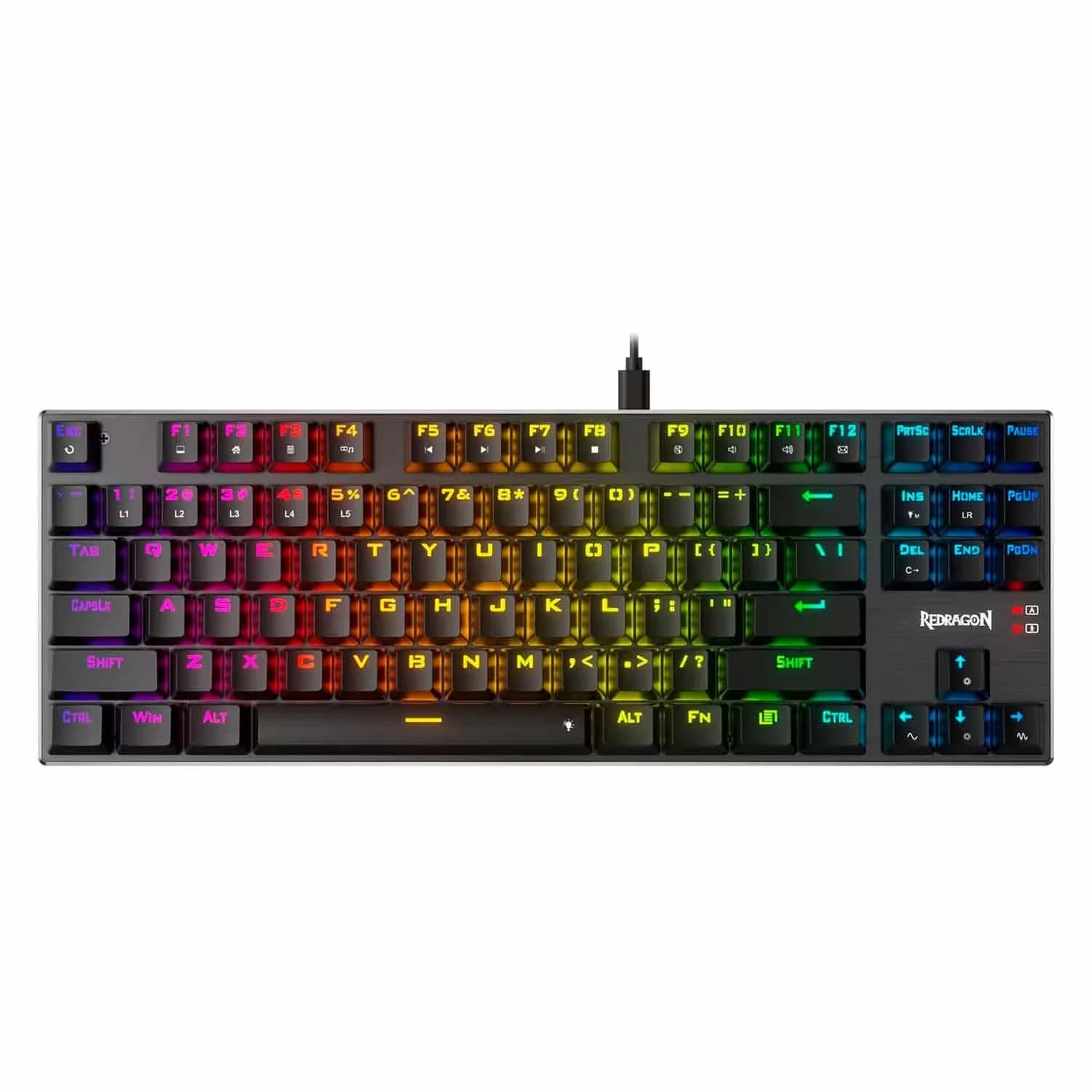 Redragon Teclado Redragon Dharma Pro TKL K660 RGB - Preto