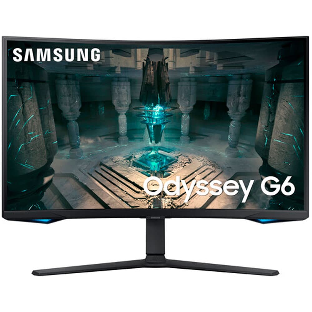 Acessório · Samsung Monitor Curvo Samsung Odyssey G6 27” QHD 1000R 4K 240Hz 1Ms Wi-Fi 5 2HDMI/1DP - LS27BG652ENXGO - Roma Shopping - Seu Destino para Compras no Paraguai