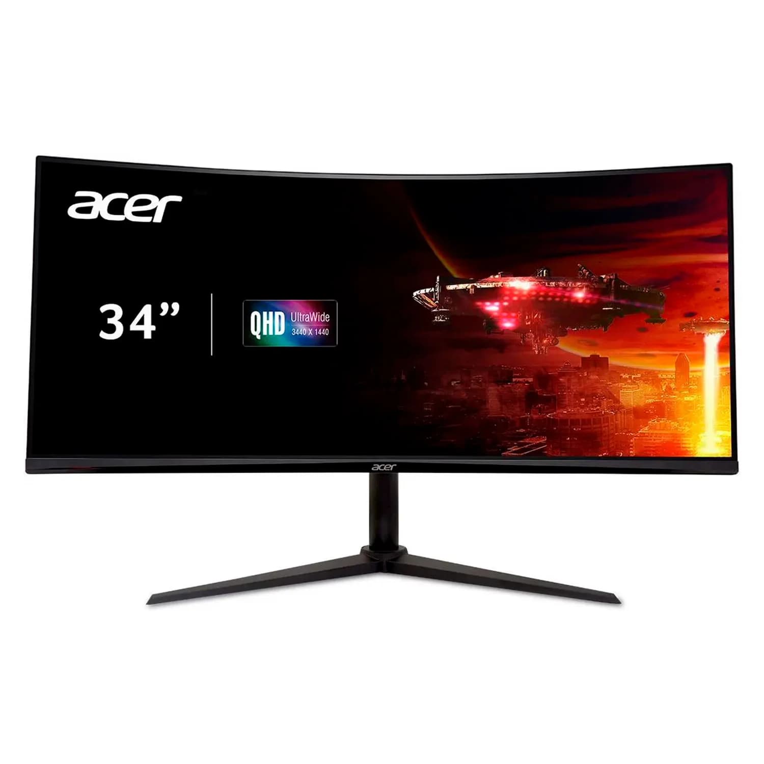 Acessório · Samsung Monitor Gamer Acer Nitro XZ342CU 34" UWQHD Ultrawide Curvo 180Hz HDMI DP - Preto