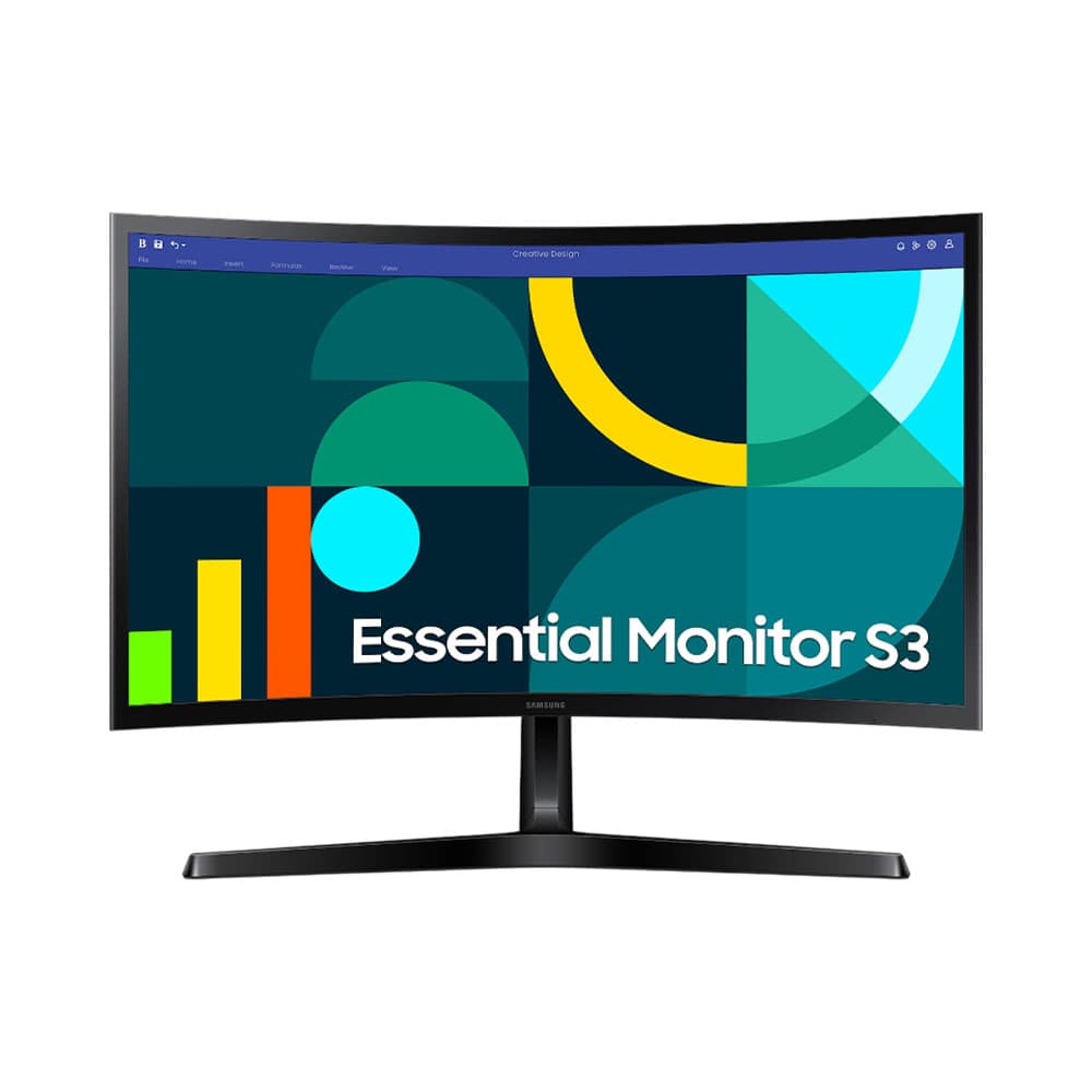 Acessório · Samsung Monitor Samsung Essential S3 S36 Gd 100 Hz 24"