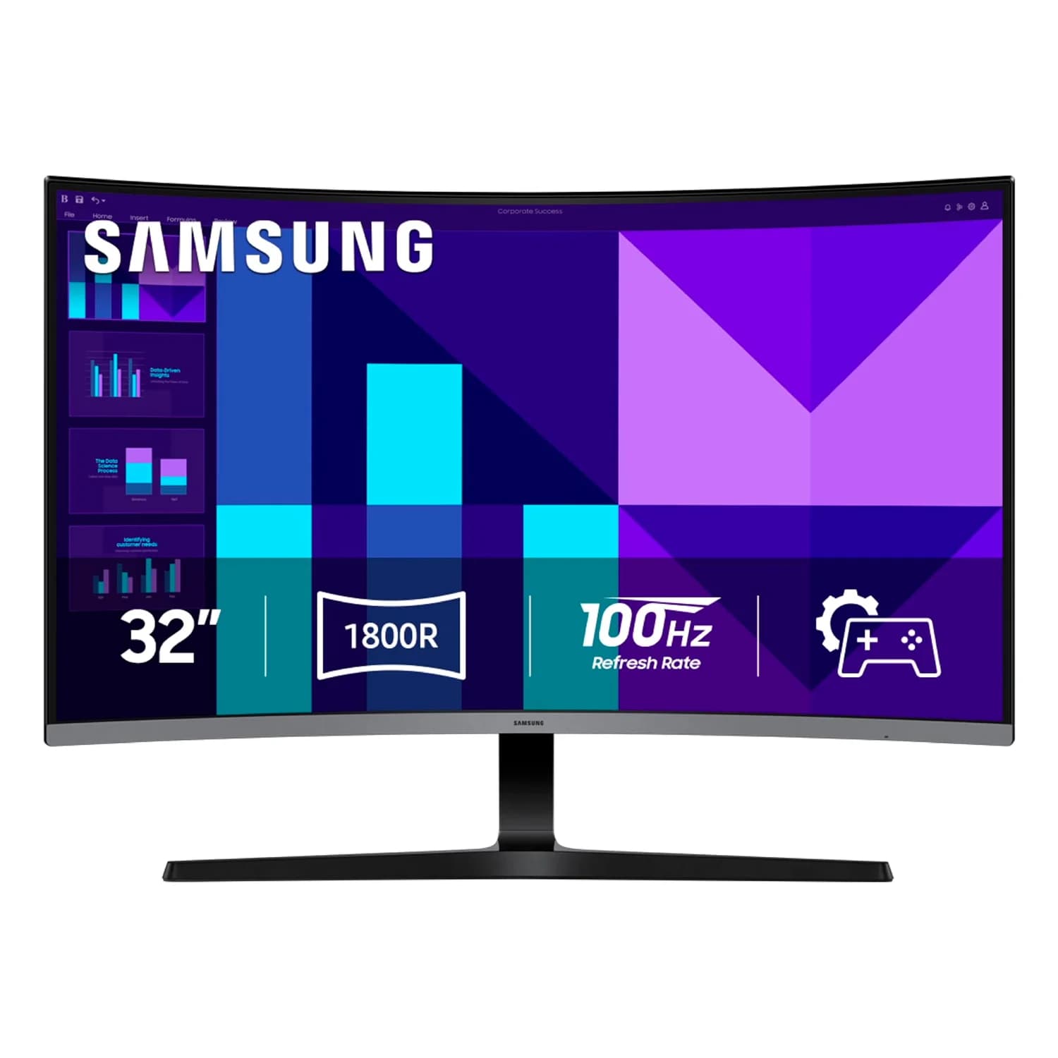 Acessório · Samsung Monitor Samsung LS32D396GANXZA 32" Full HD Curved HDMI - Preto