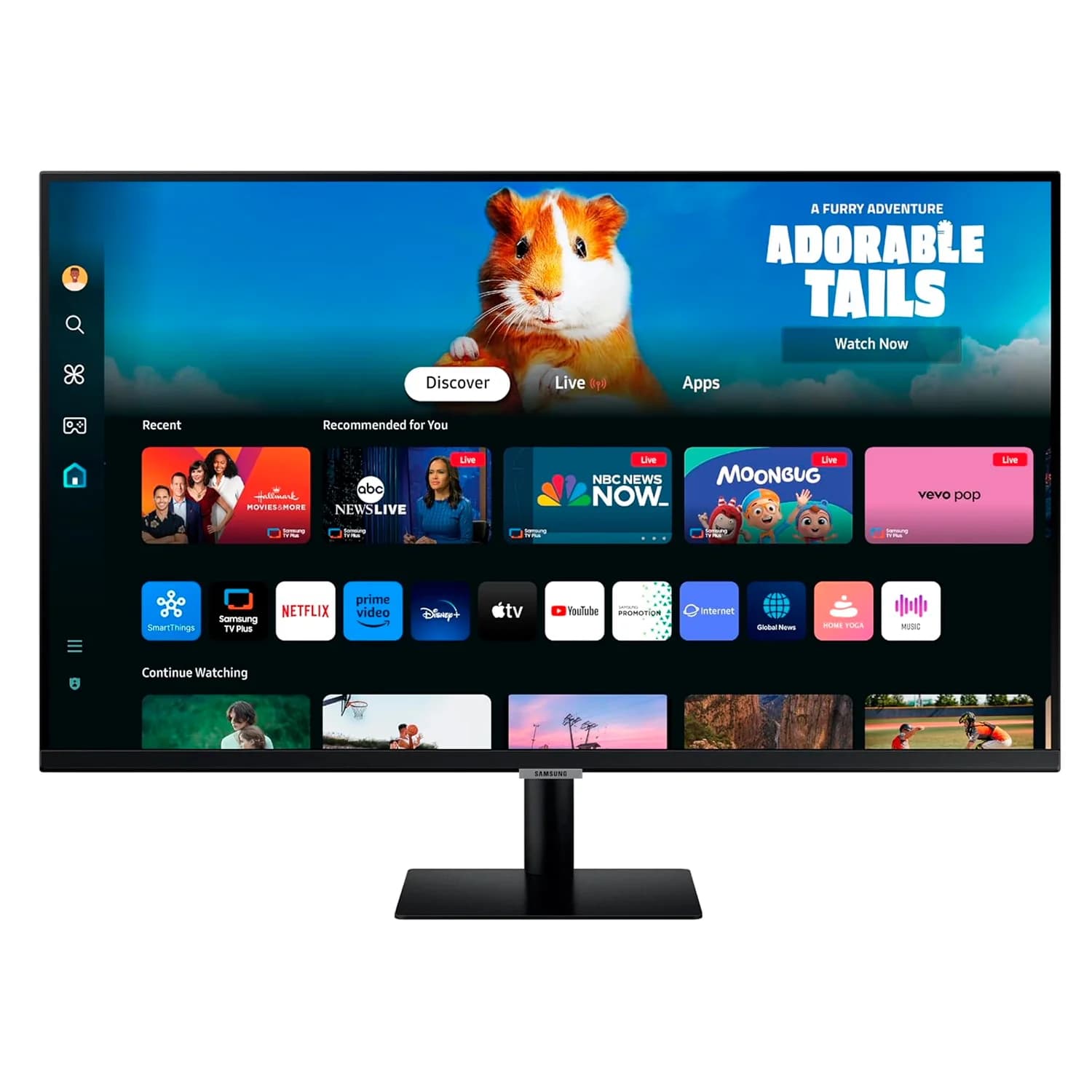 Acessório · Samsung Monitor Samsung M5 LS32DM500ENX 32" Ultra HD 60Hz HDMI USB - Preto