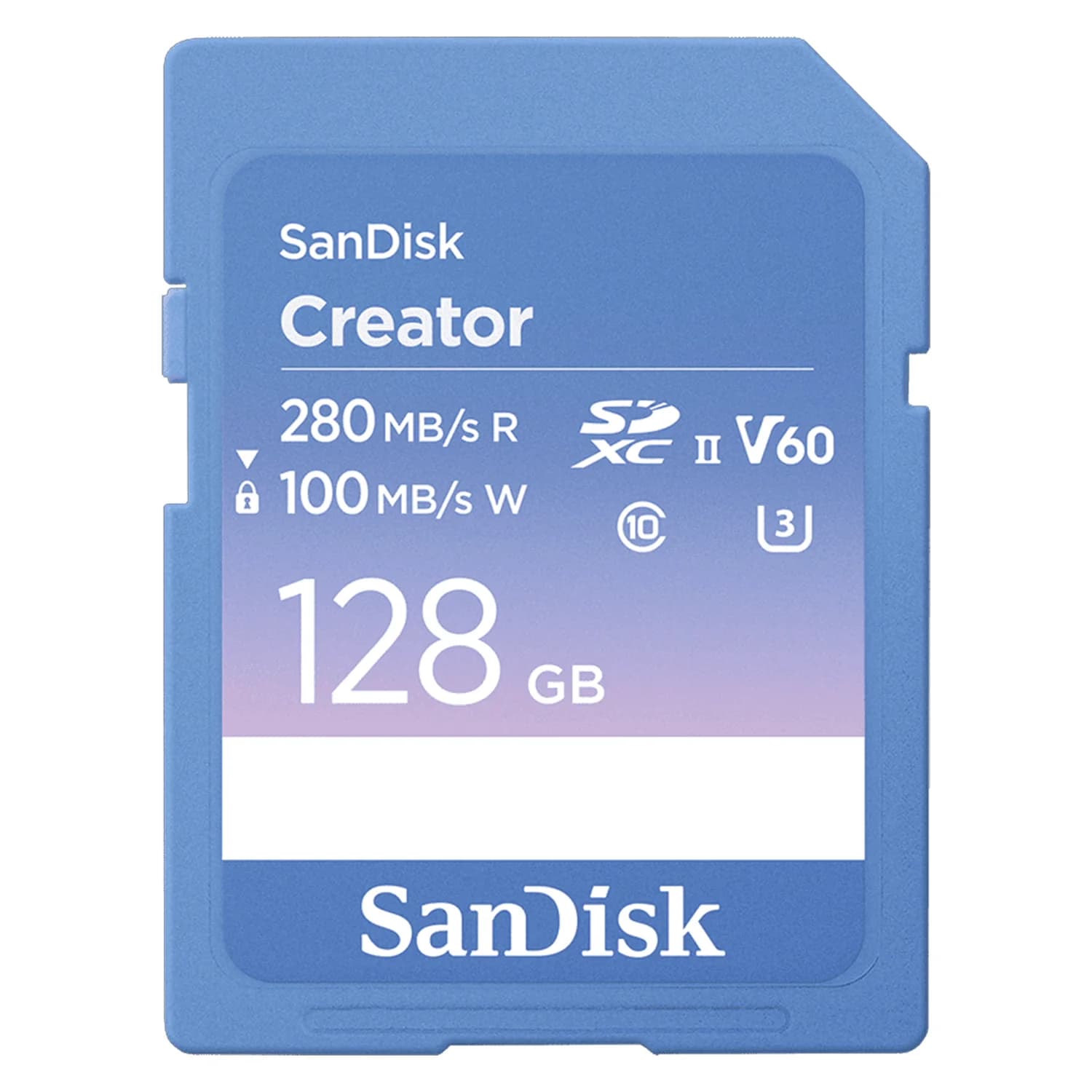 SanDisk Cartão de Memória Micro SD SanDisk Creator 128GB 280Mbs - SDSDXEP-128G-GNCIS