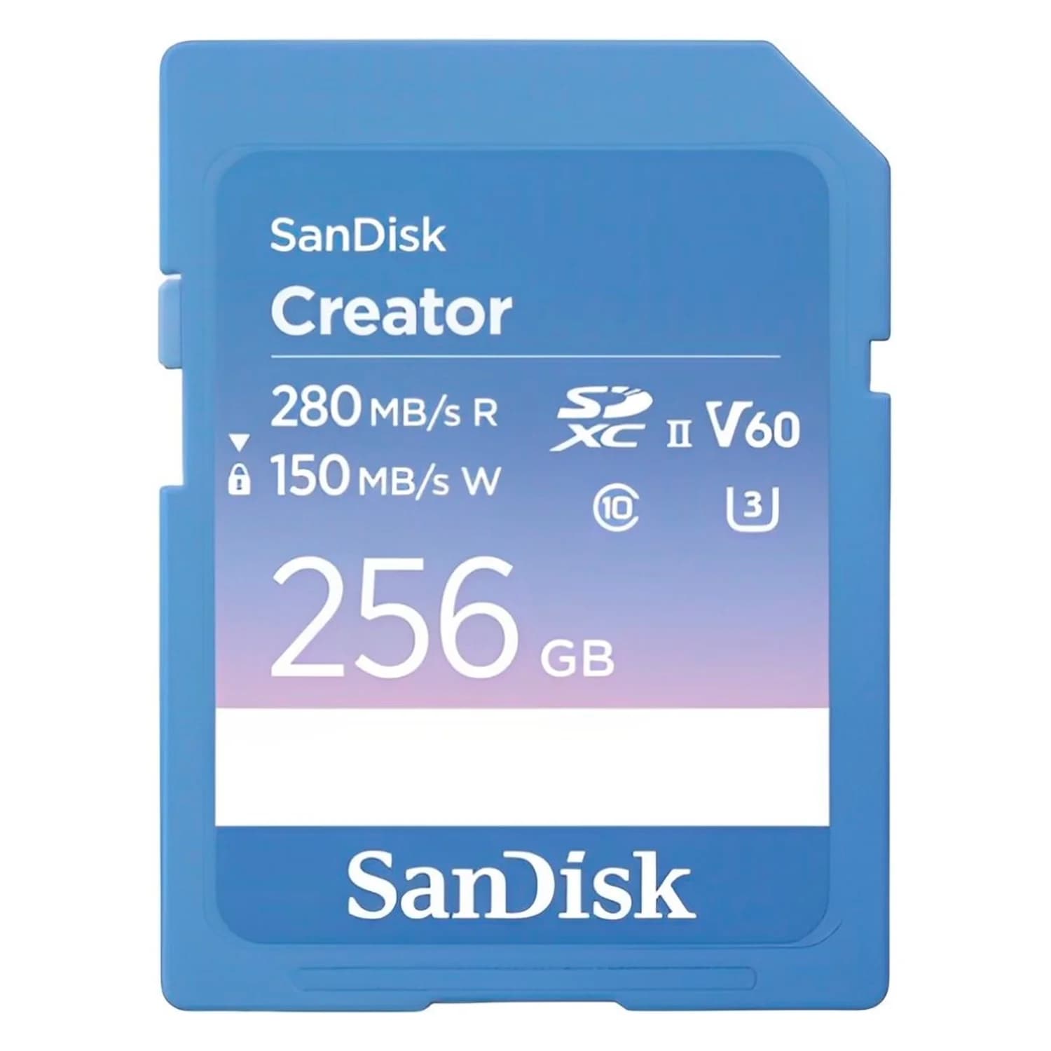 SanDisk Cartão de Memória Micro SD SanDisk Creator 256GB 280Mbs - SDSDXEP-256G-GNCIS
