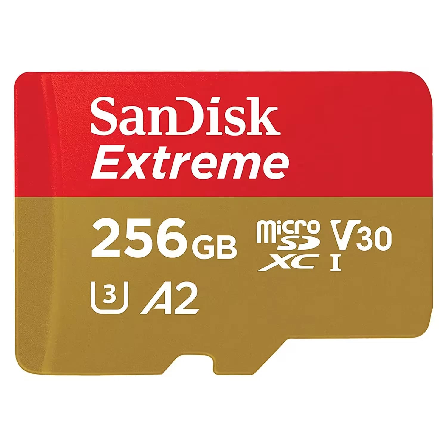 SanDisk Cartão de Memória Micro SD Sandisk Extreme 256GB 190MBs - SDSQXAV-256G-GN6MA