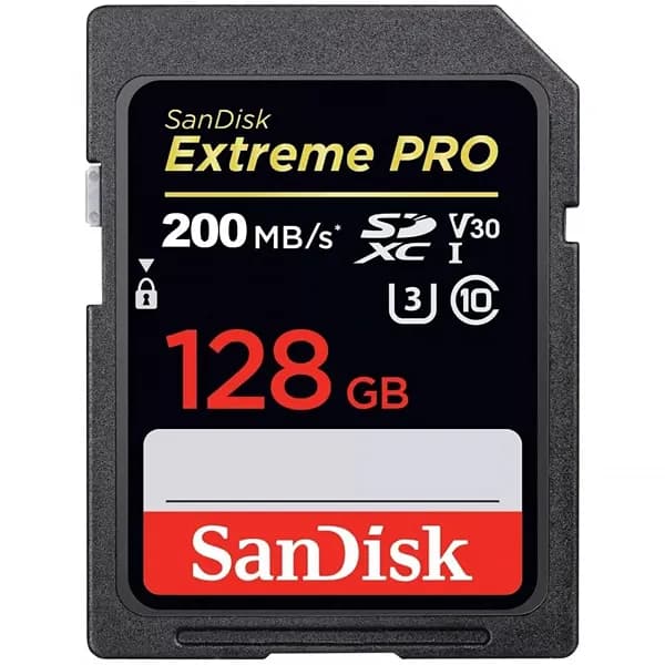 SanDisk Cartão de Memória SD de 128GB SanDisk Extreme Pro SDSDXXD-128G-GN4IN - Preto