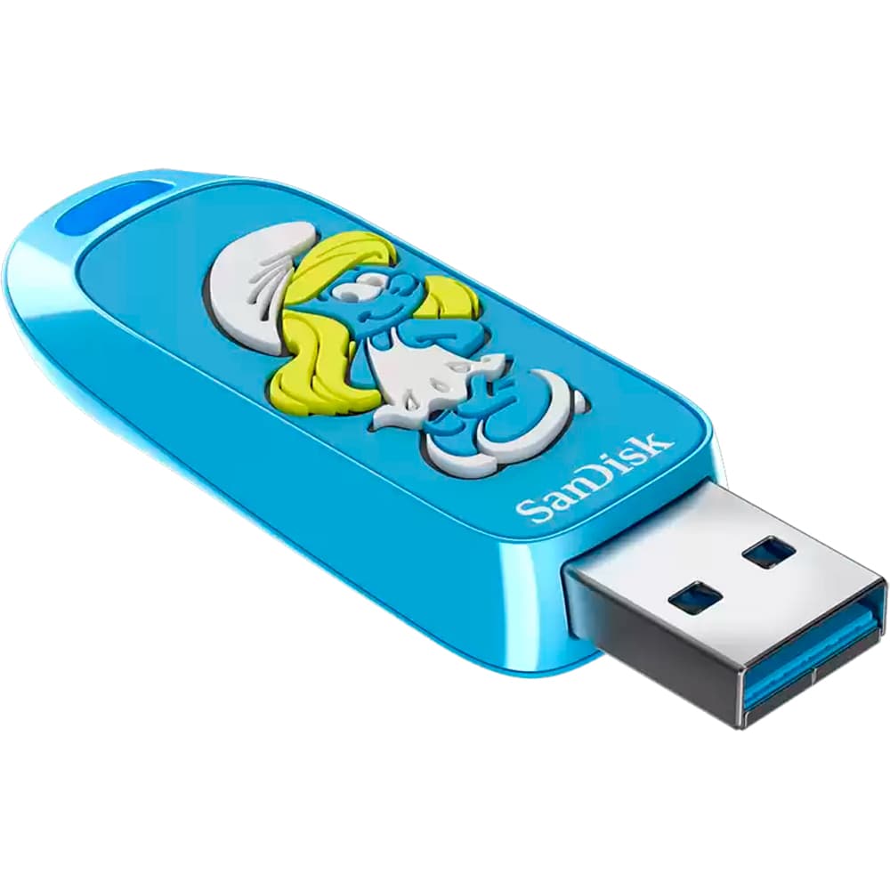 Acessório · SanDisk Pendrive SanDisk G46 256GB USB-A Smurfs Azul - SDCZIS - Roma Shopping - Seu Destino para Compras no Paraguai
