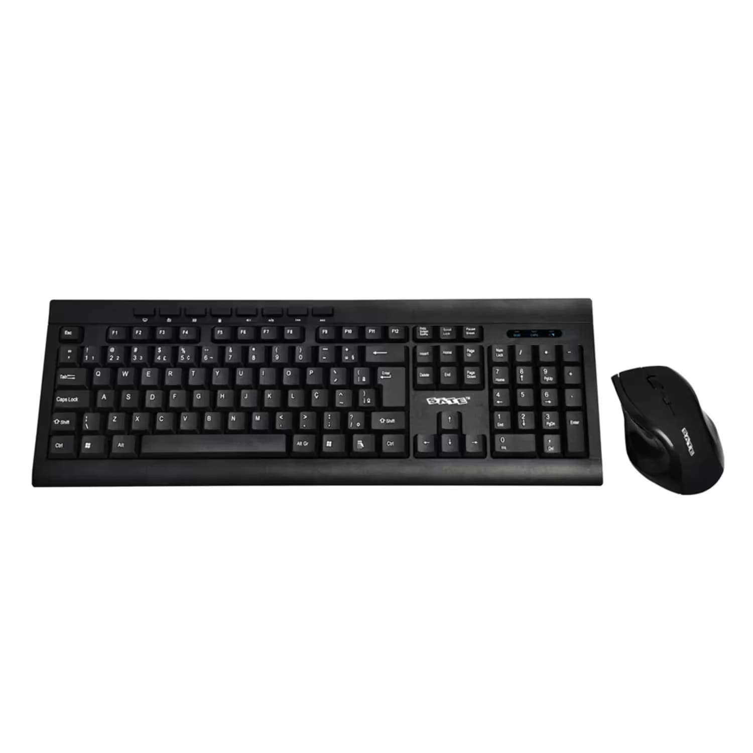 Satellite Kit Teclado e Mouse Satellite AK-726G Sem Fio - Preto