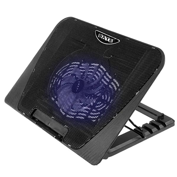Satellite Suporte para Notebook Satellite A-CP20 com 2 USB e Cooler de 140 mm - Preto
