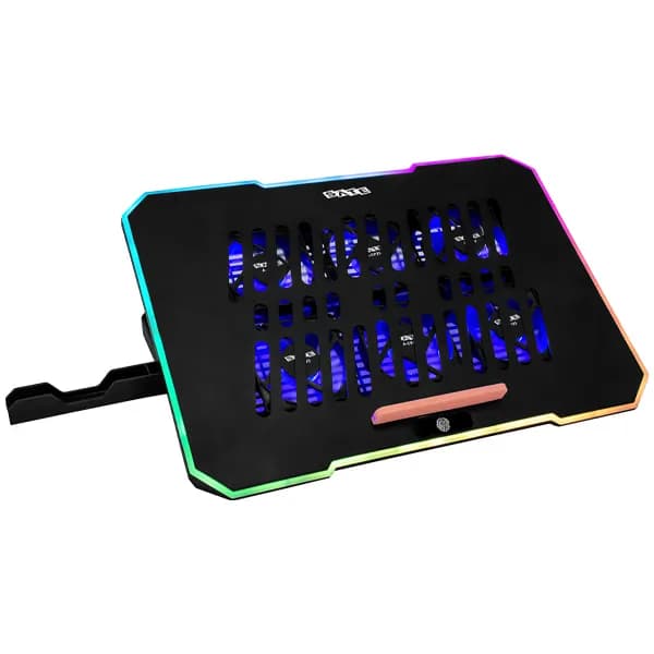Satellite Suporte para Notebook Satellite A-CP23 com 2 USB e Cooler de 70 mm - Preto