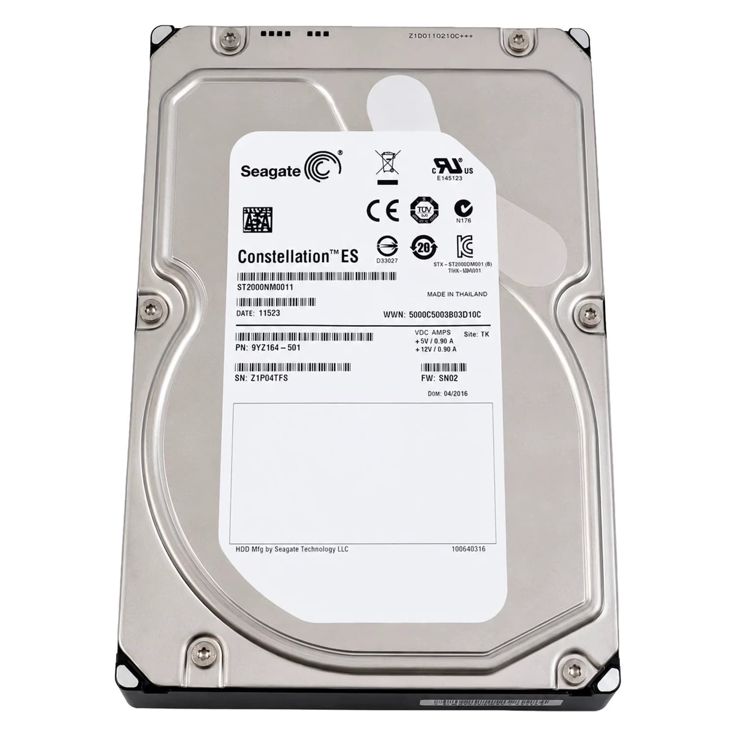 Acessório · Seagate HD Seagate Constellation ES Pull 2TB 3.5" SATA 3 7200RPM - ST2000NM0011