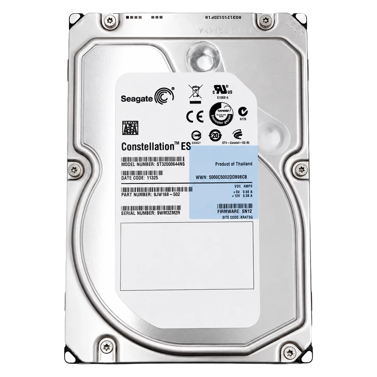 Acessório · Seagate HD Seagate Constellation ES Pull 2TB 3.5" SATA 3 7200RPM - ST2000NM0011