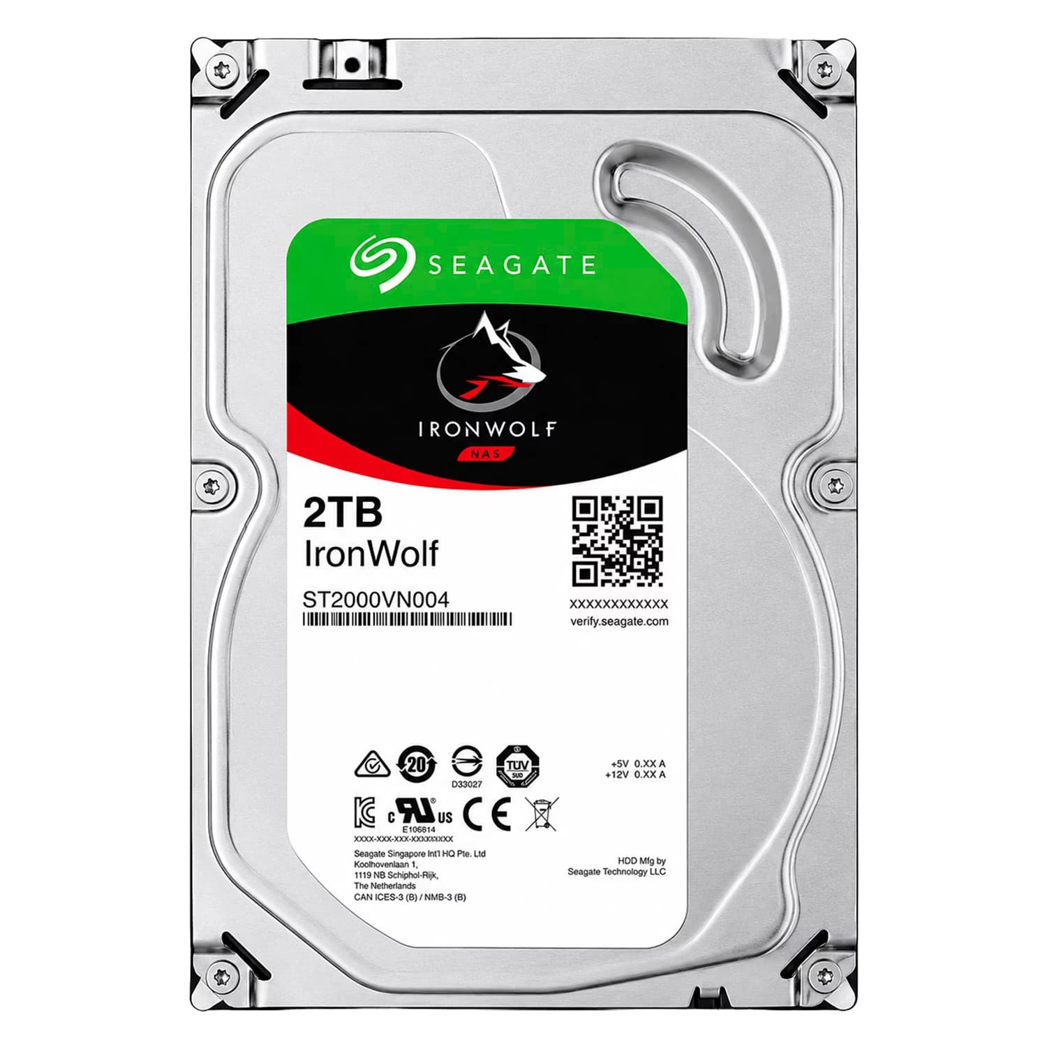 Acessório · Seagate HD Seagate IronWolf Pull 2TB 3.5" SATA 3 5900RPM - ST2000VN004
