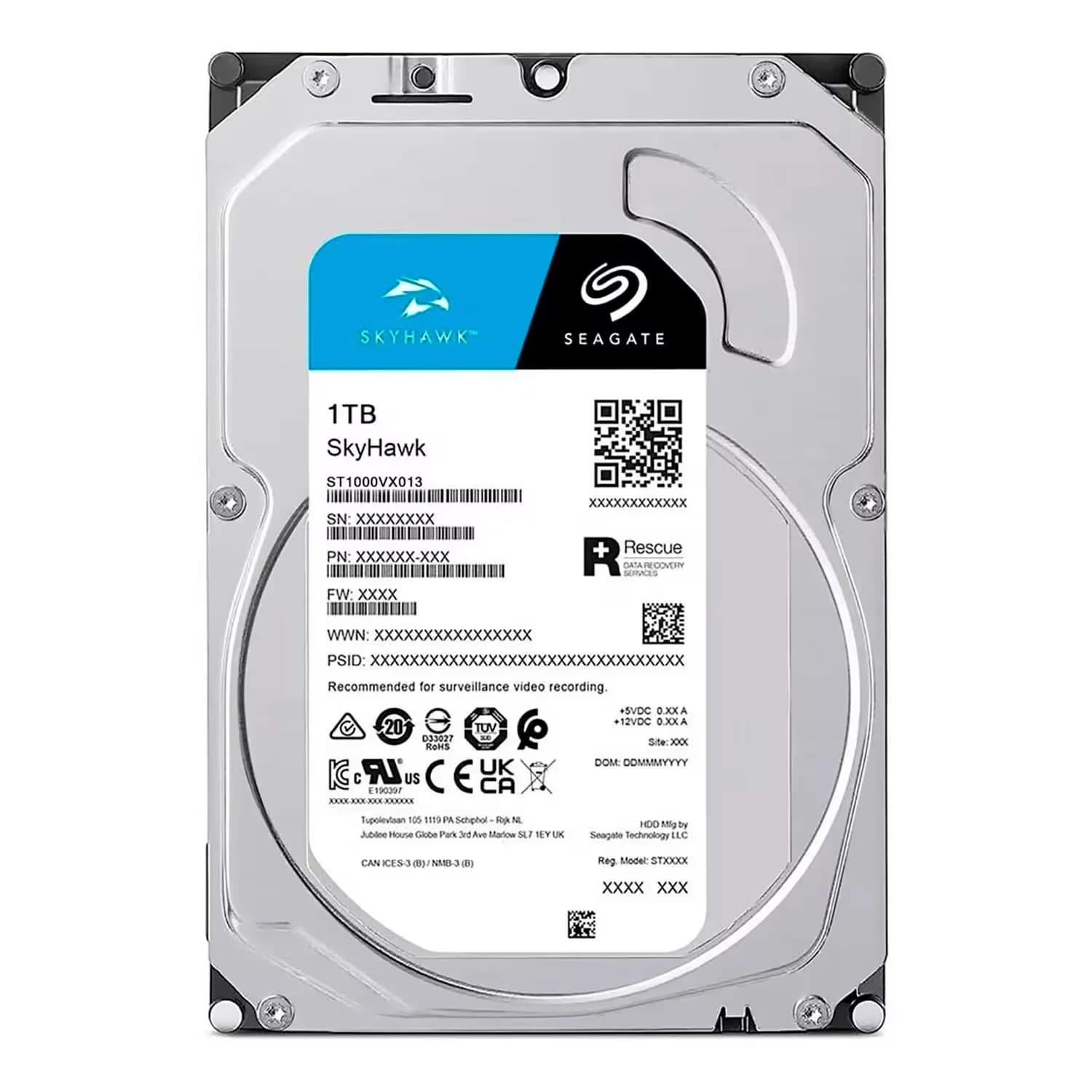 Acessório · Seagate HD Seagate Skyhawk Pull 1TB 3.5" SATA 3 5400RPM - ST1000VX013