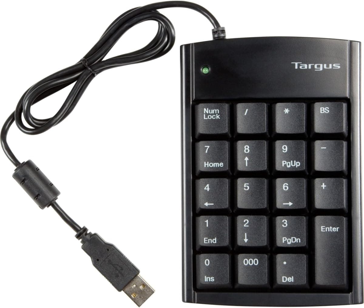 Teclado Numérico Targus AKP10US - Preto - Roma Shopping - Seu Destino para Compras no Paraguai