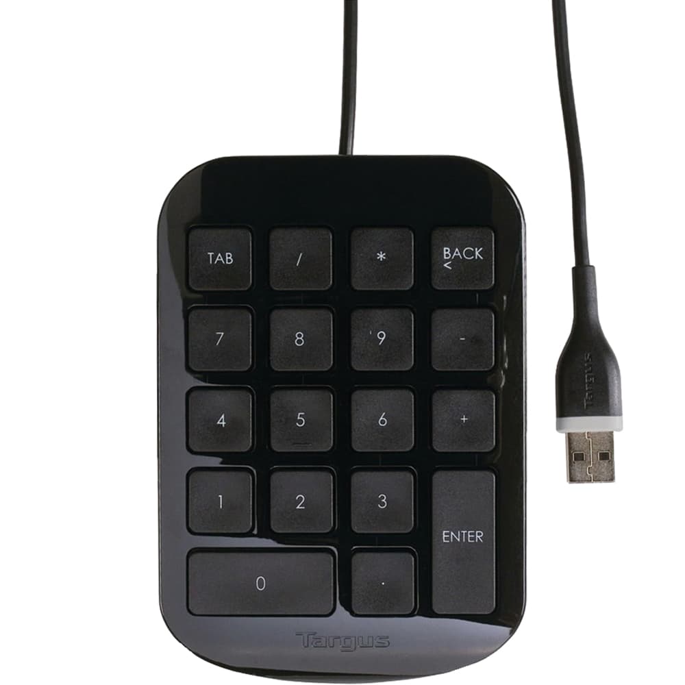 Teclado Numérico Targus USB AKP10US - Preto - Roma Shopping - Seu Destino para Compras no Paraguai